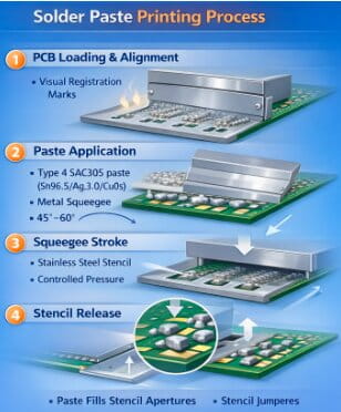solder paste process 